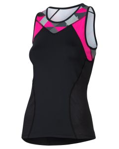 2XU Women's Active Tri Singlet Black / Pink