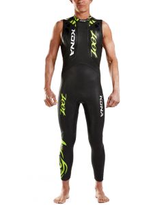 Zoot Men's Kona Sleeveless Wetsuit - Yellow / Black