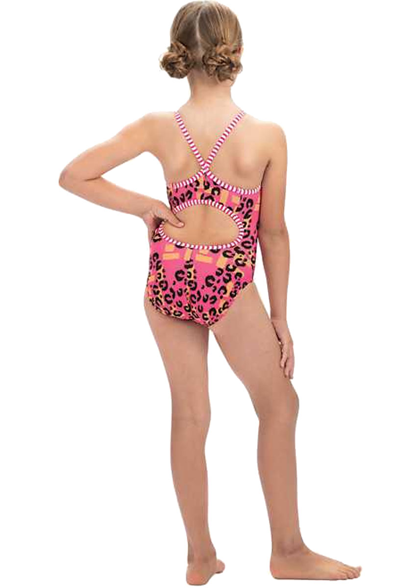 Uglies Girl's RAWR Swimsuit - Pink