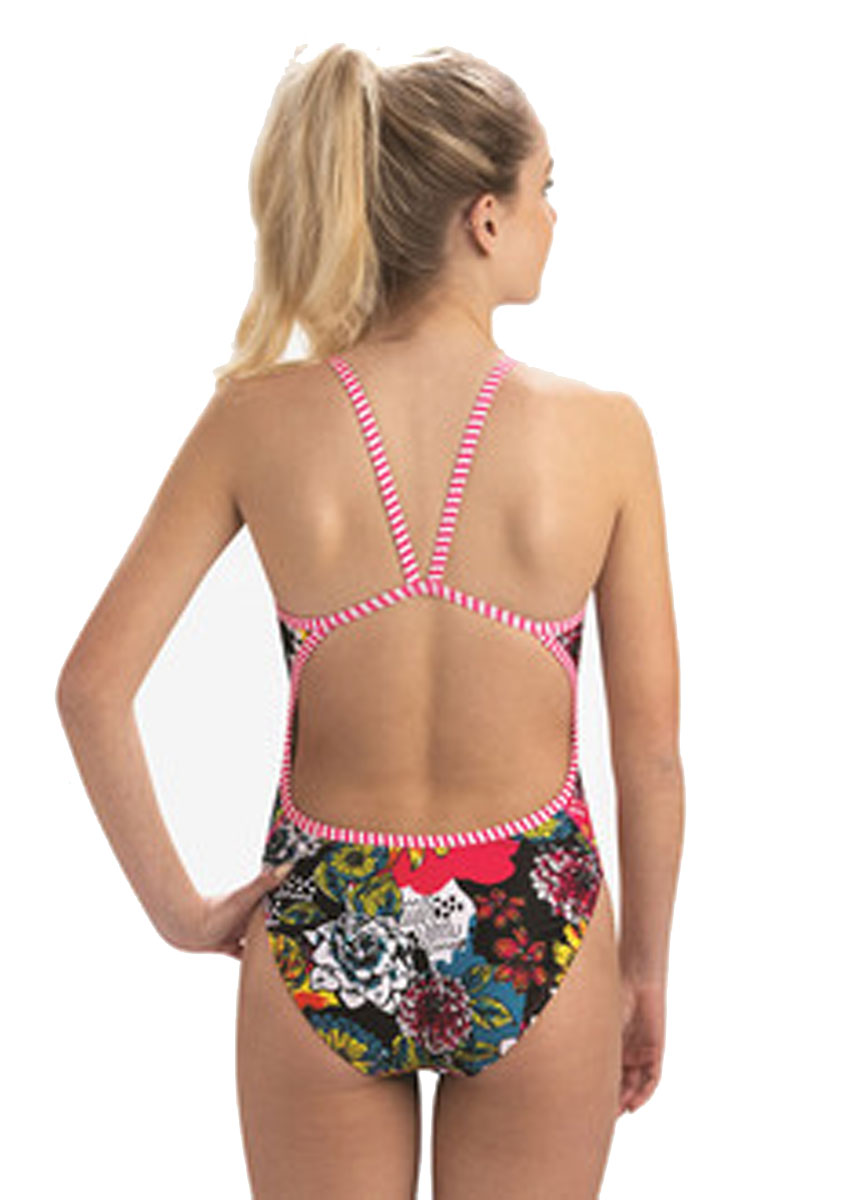 Uglies Sugar Skull String Back Swimsuit