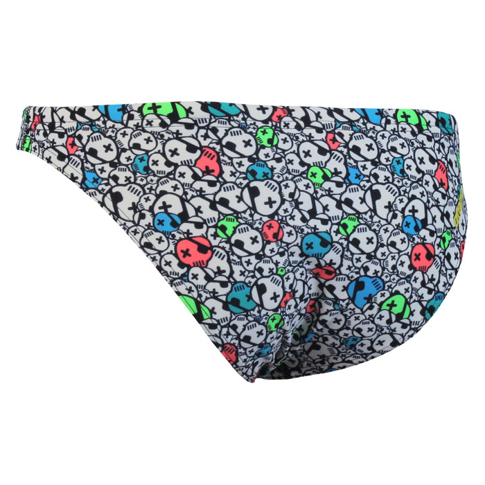 Arena Women's Real Brief Swim Bikini Bottoms - White/Multi
