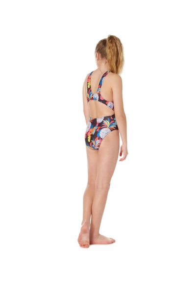 Maru Girls Pineapple Poll Auto Back Swimsuit