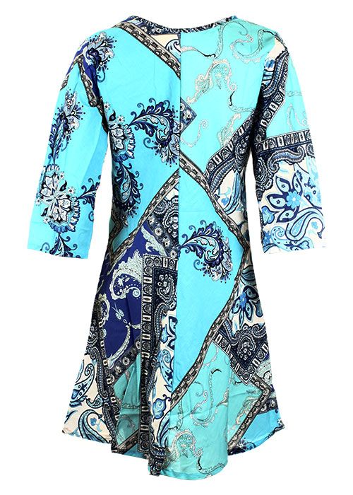 Melie & Madeleine Blue Irma Kaftan