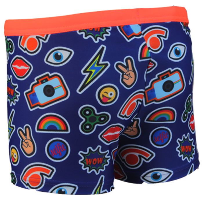 Jaked Boys Millenials Swim Shorts - Blue