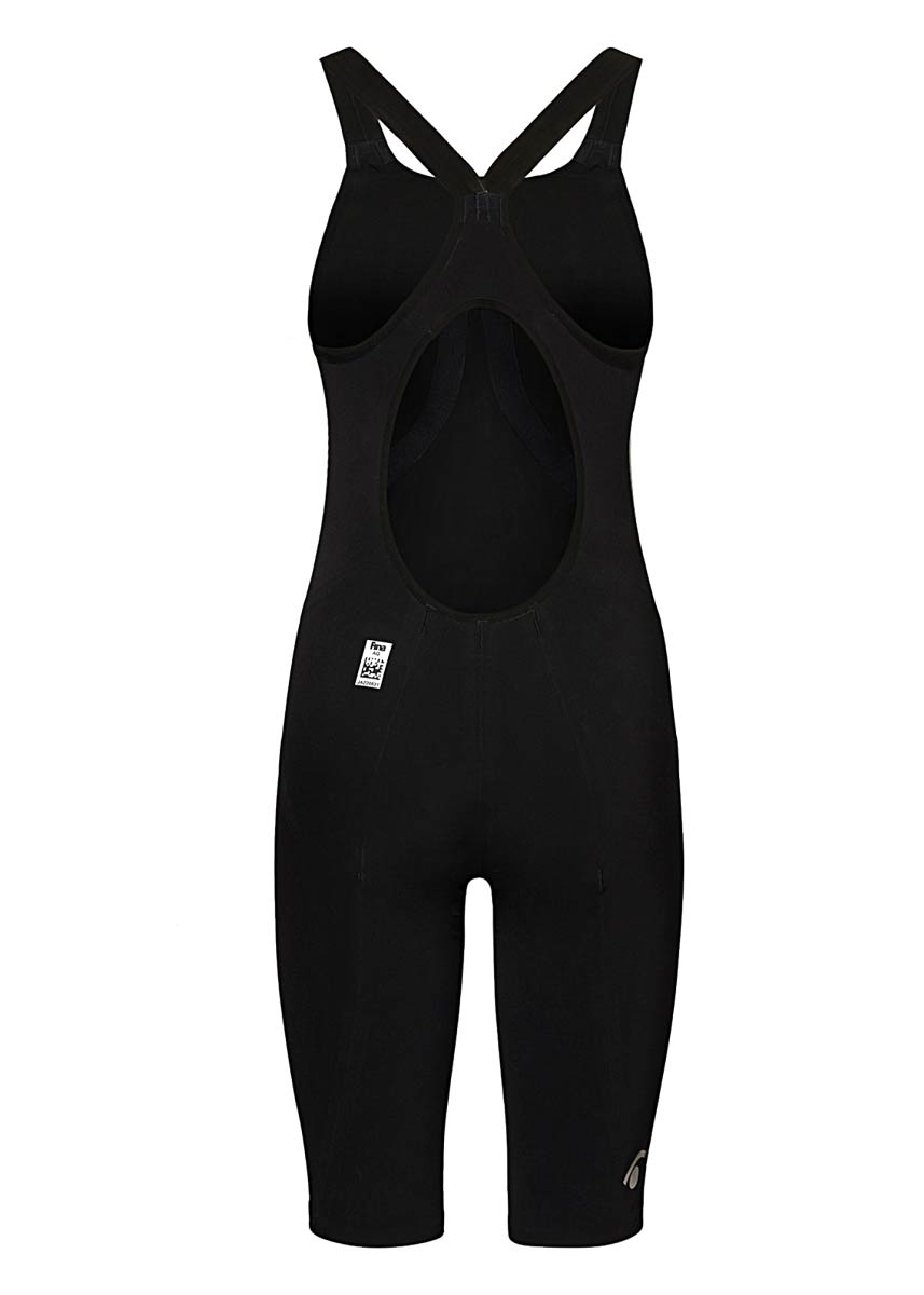 Jaked JK-ONE Womens Open Back Kneesuit - Black