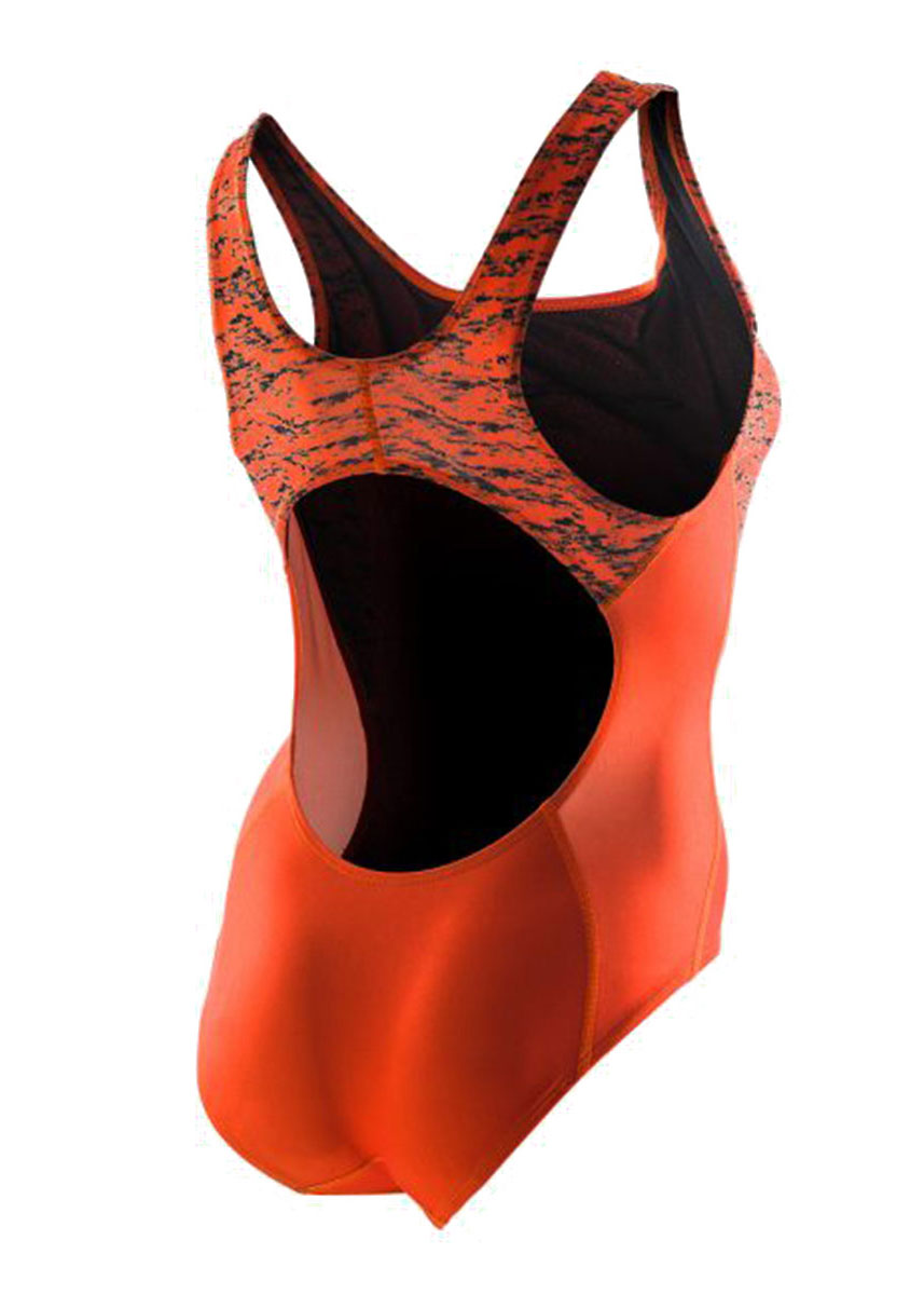 Orca One Piece Swimsuit - Orange