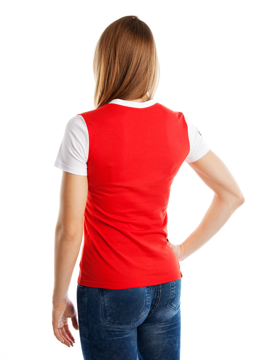 Mad Wave Women's Pro T-Shirt - Red / White