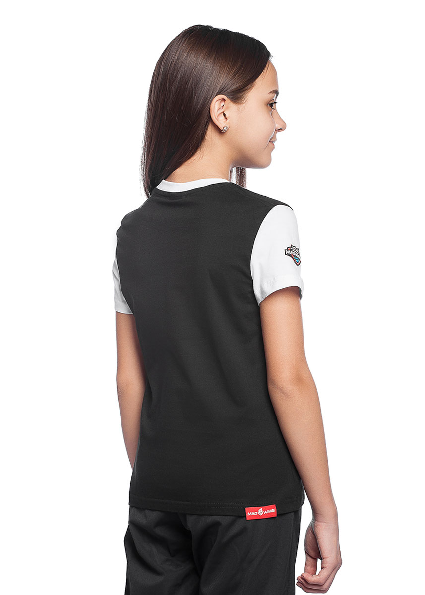 Mad Wave Junior Pro T-Shirt - Black / White