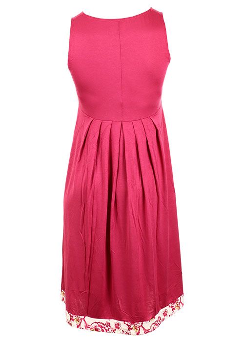 Melie & Madeleine Perla Pink/White Beach Dress