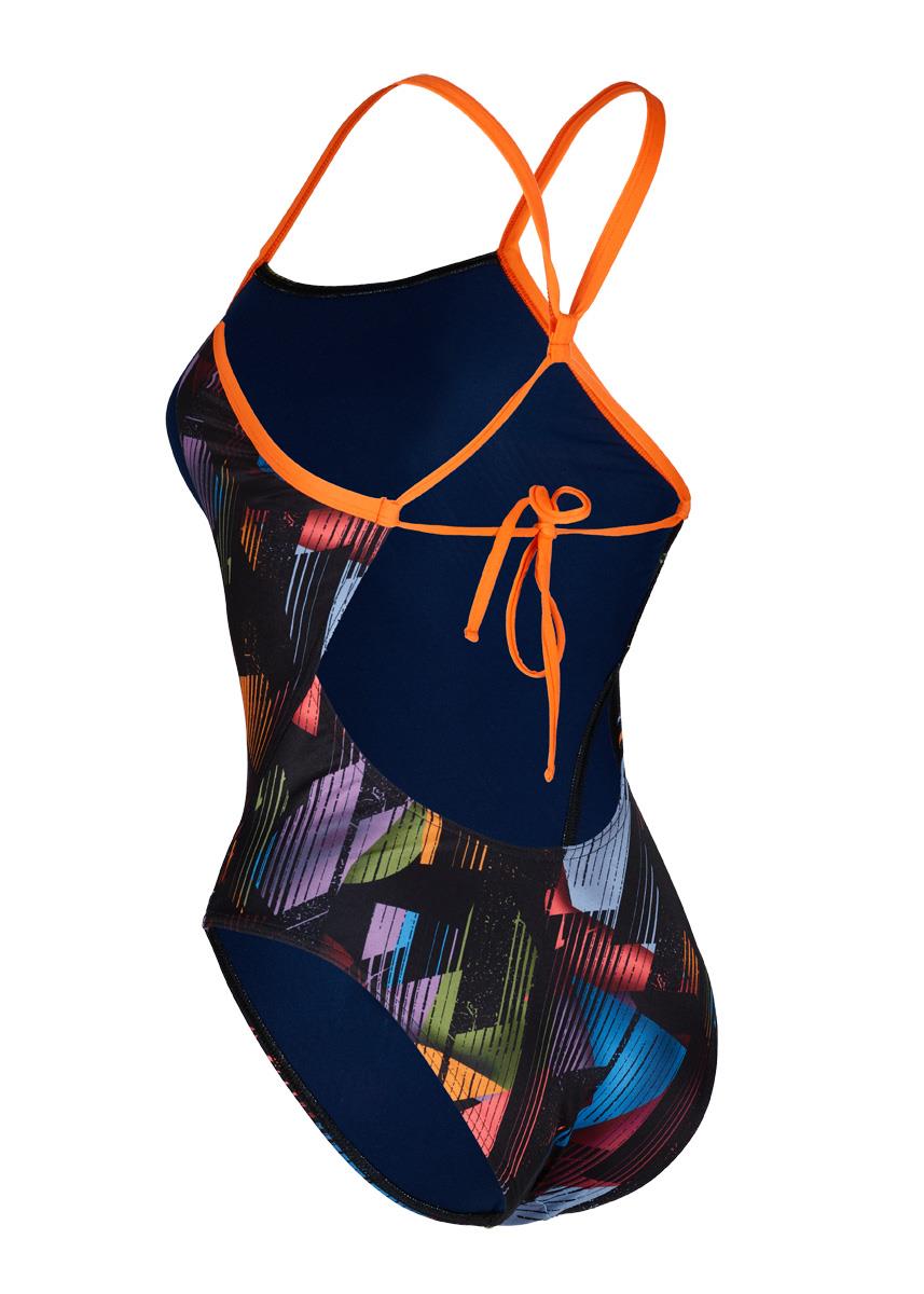 Aqua Sphere Essential Tie Back Swimsuit - Multicolour/Navy