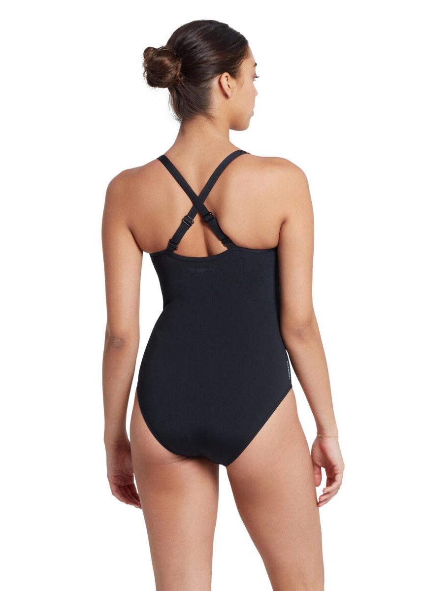 Zoggs Marble Multiway Swimsuit - Front view