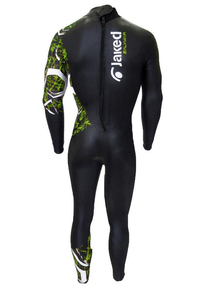 Jaked Mens FFWW Wetsuit - Black / Green