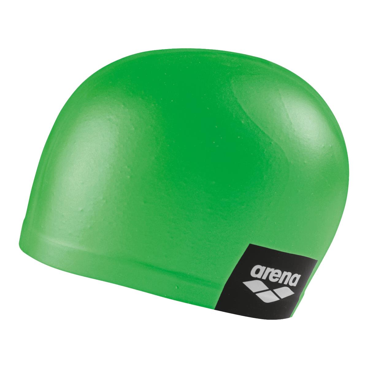 Arena Logo Moulded Swim Cap - Pea Green