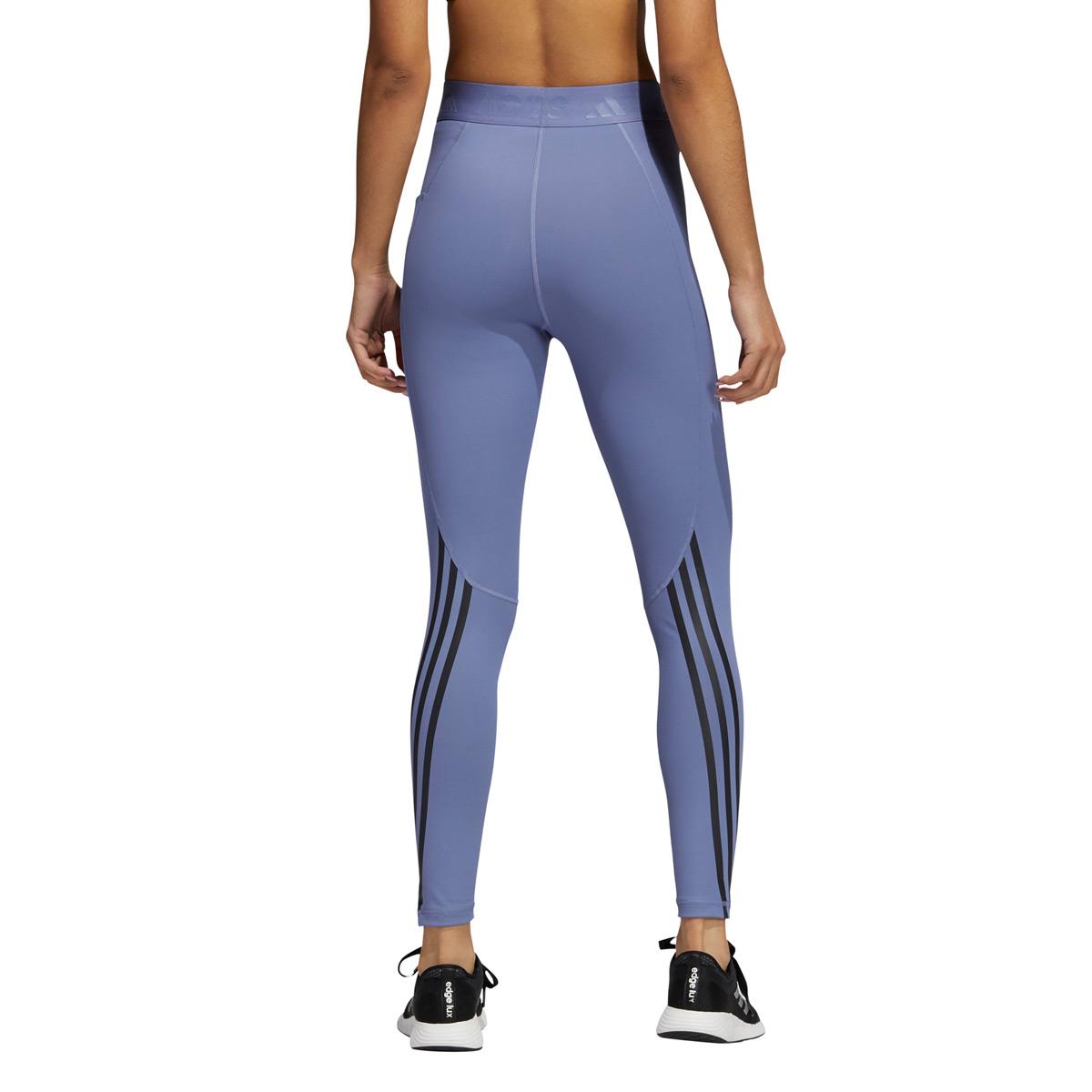 Adidas Women's 3 Stripe Tights - Violet