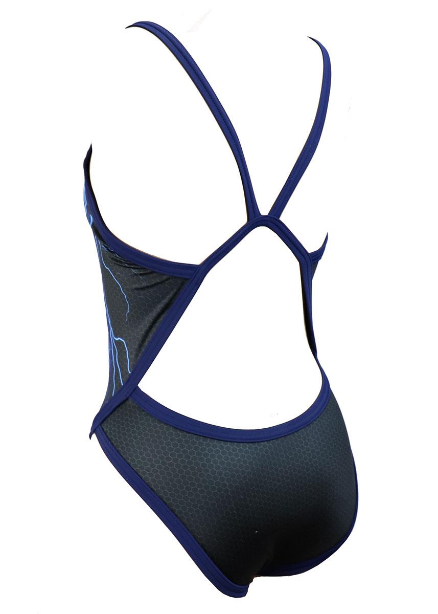 Turbo Revolution Hex Storm Swimsuit - Black