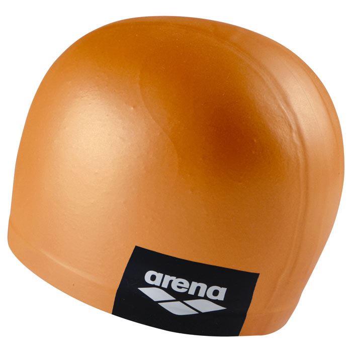 Arena Logo Moulded Swim Cap - Orange 