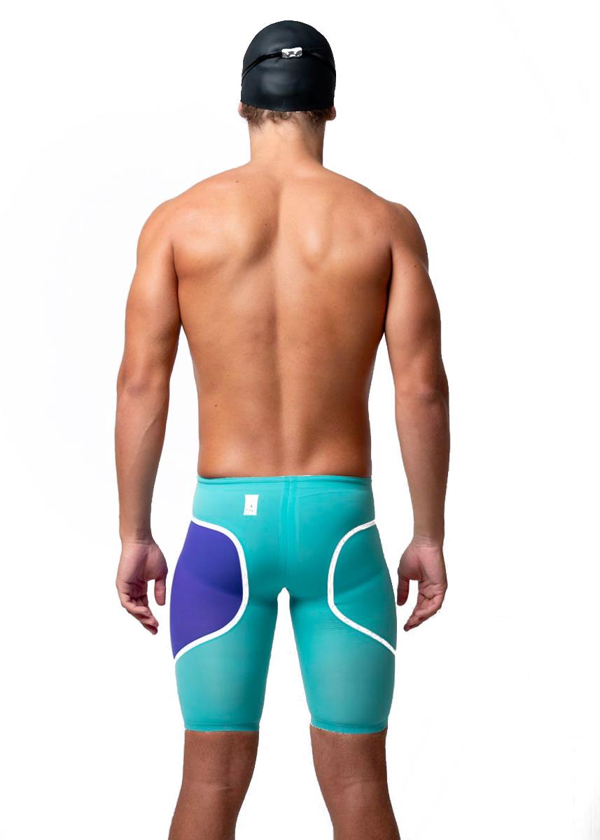 Akron Venom Hero Mens Jammers - Tiffany / Violet -Front view