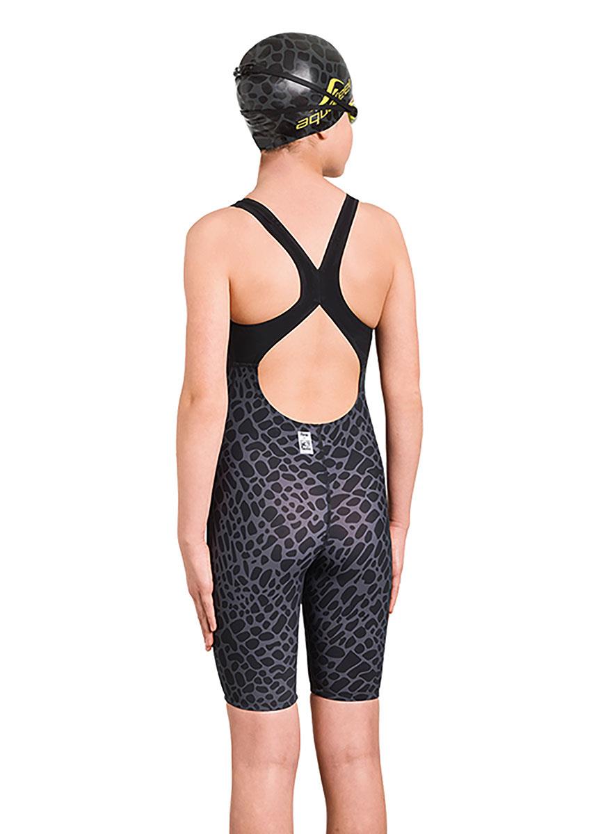 Aquafeel Girl's Limited Edition I-NOV Kneesuit - Black