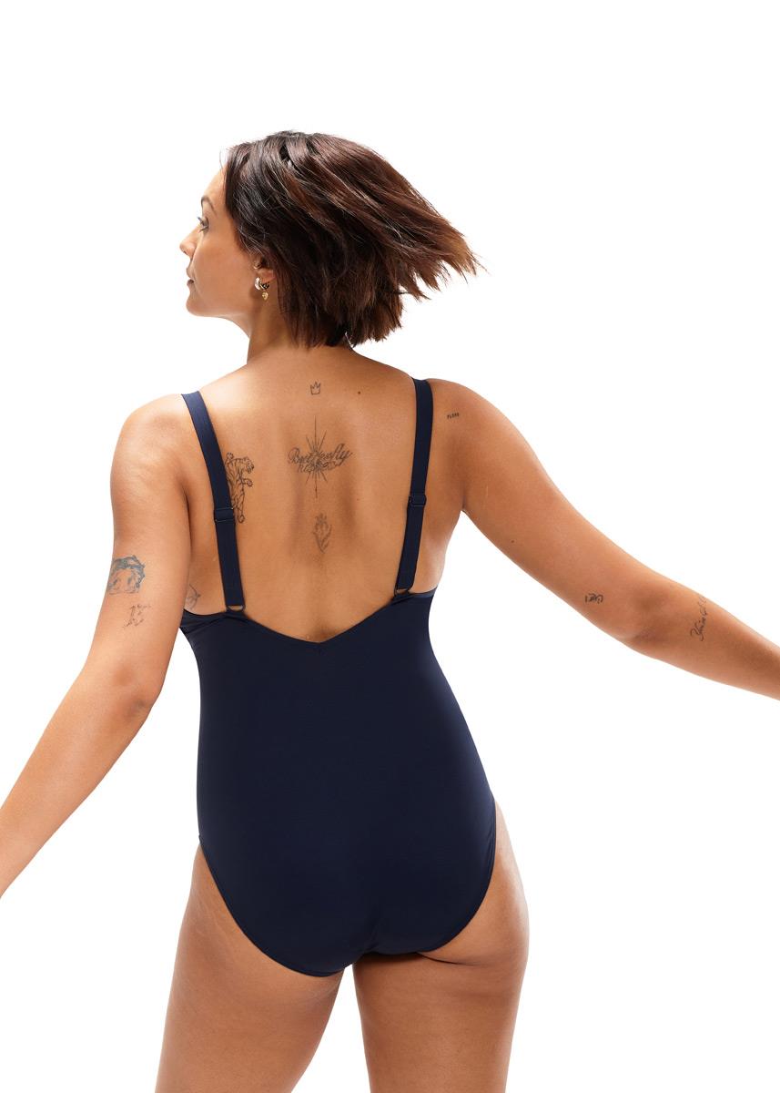 Speedo Shaping Amberglow Swimsuit - Blue / Purple