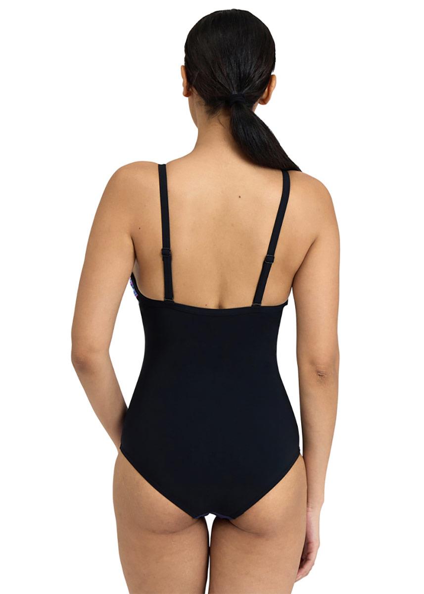 Arena Bodylift Michela Light Cross Back Swimsuit - Black / Multi