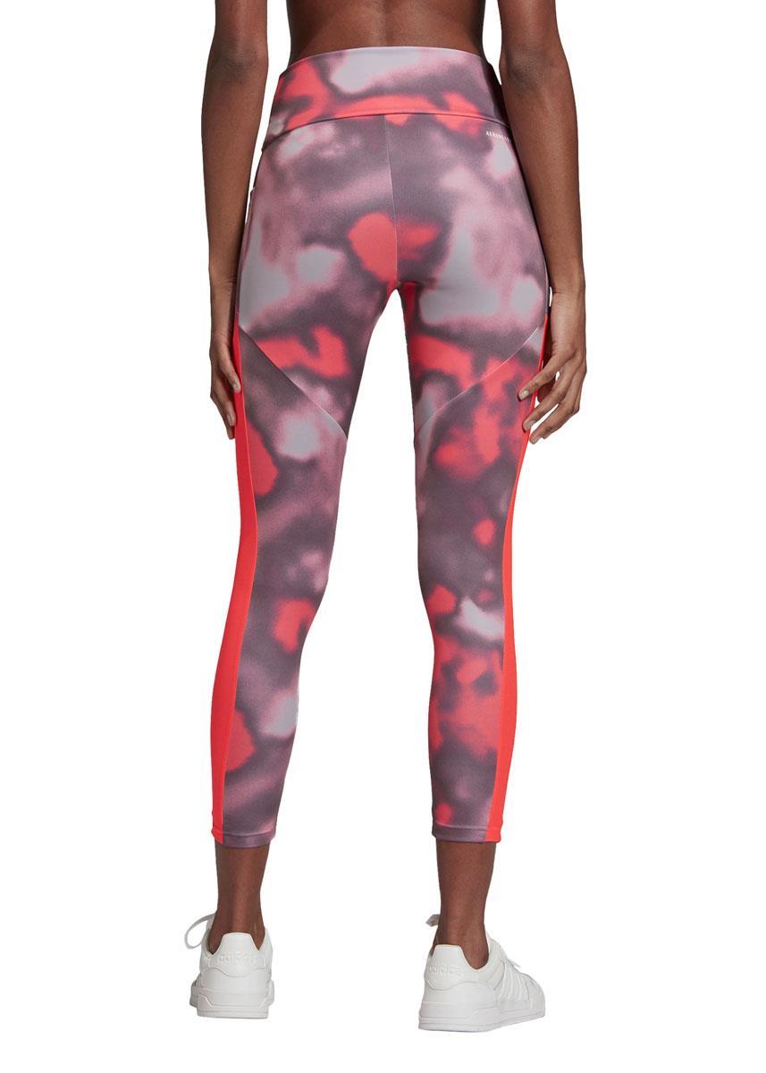 Adidas Designed To Move 7/8 Tight - Signal Pink / White