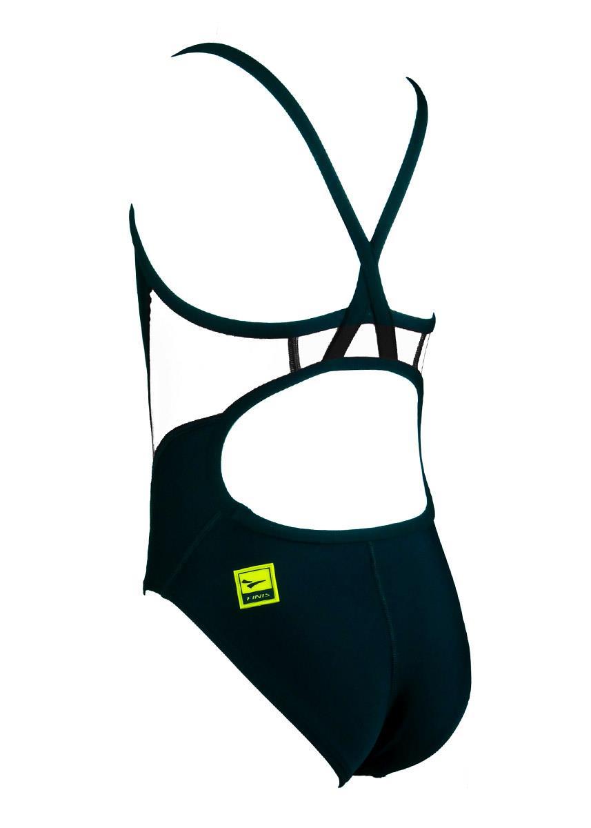 Finis Girl's Skinback Swimsuit - White