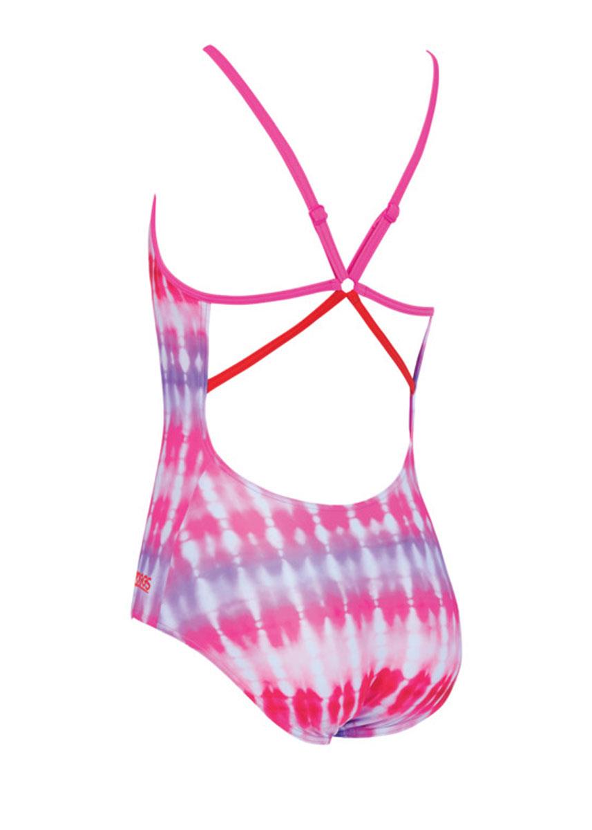 Zoggs Girls Starback Swimsuit - Sunset Haze Print