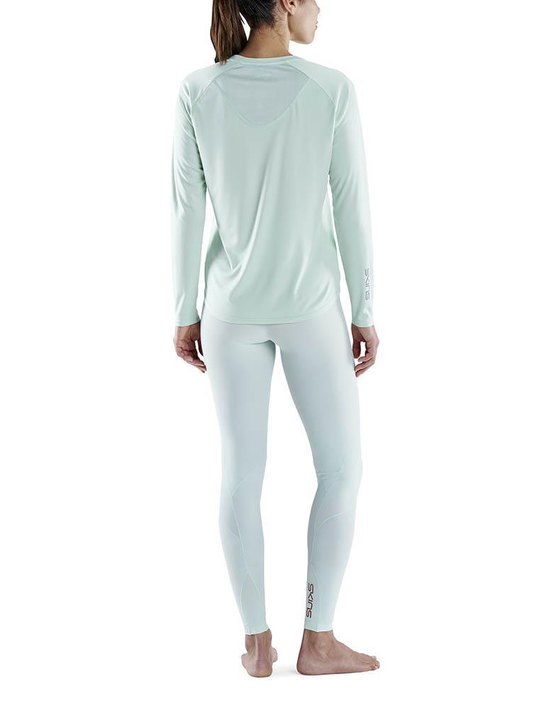 SKINS Series-3 Activewear Womens Long Sleeve Top - Opal