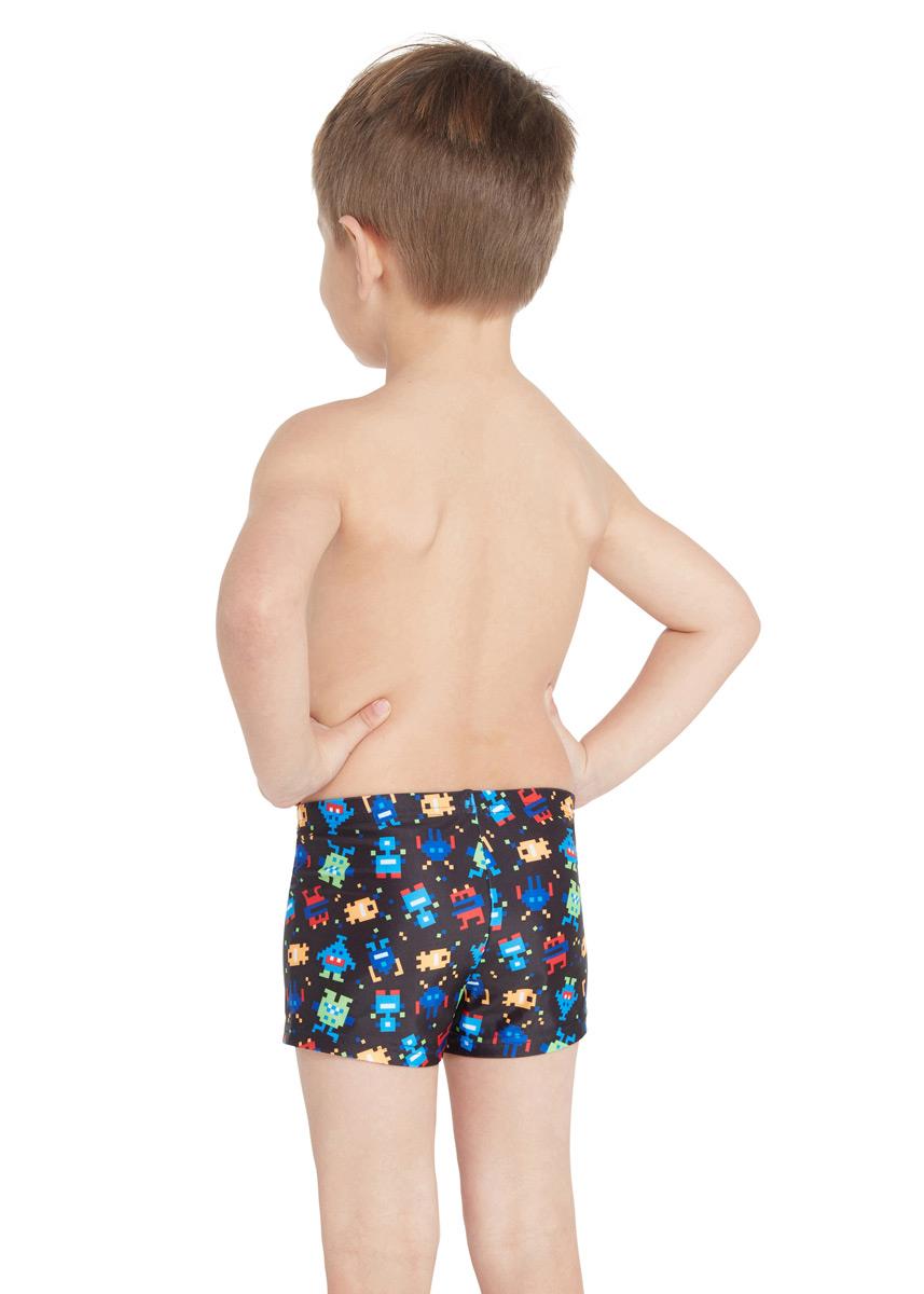 Zoggs Boys Pixel Monsters Hip Racer