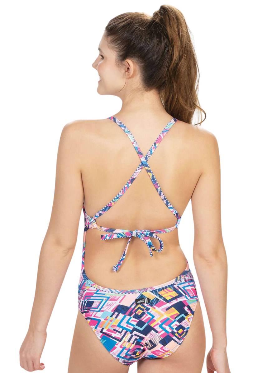 Uglies Geo Remix Tie Back Swimsuit