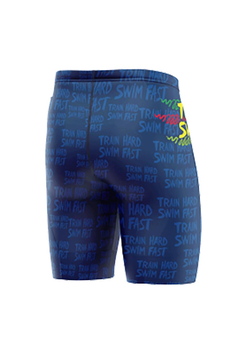 Turbo Mens Swim Fast Jammers - Blue/Multi