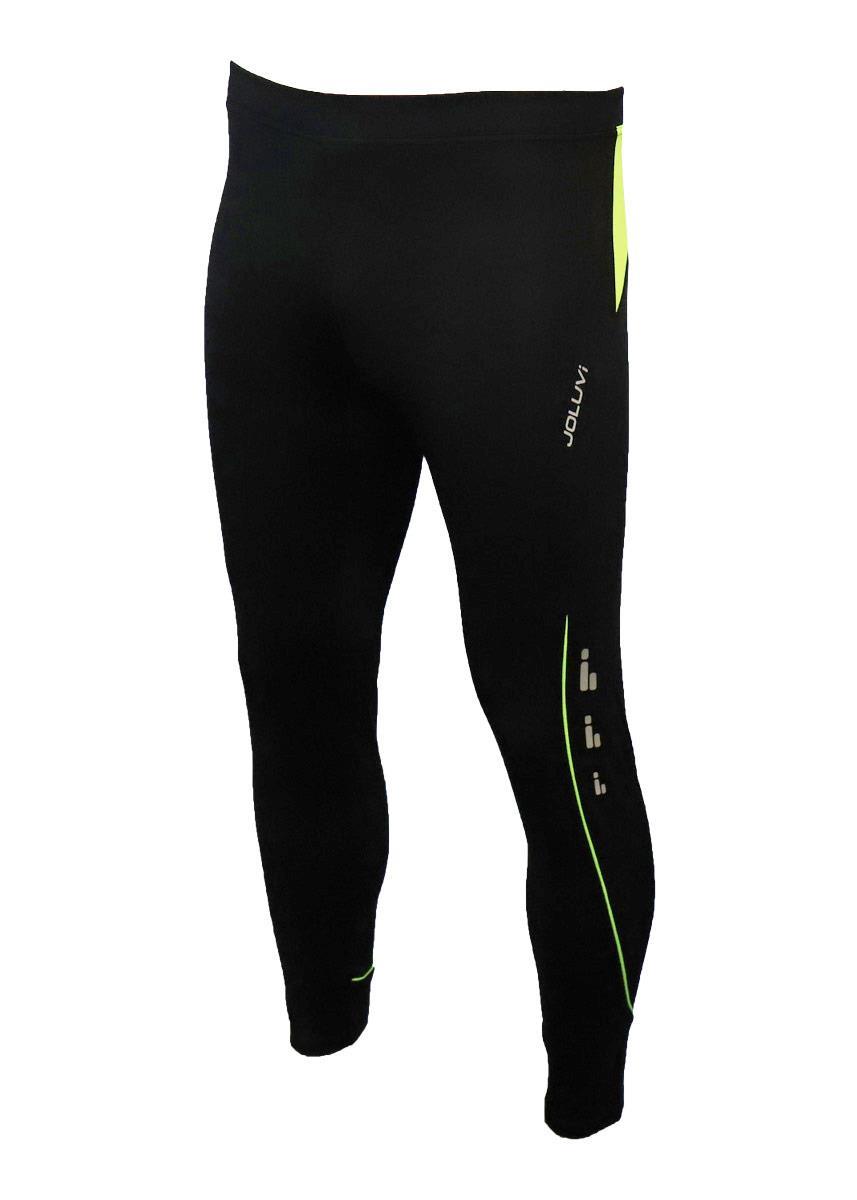 Joluvi Unisex Pro Fit Tights - Black/Yellow
