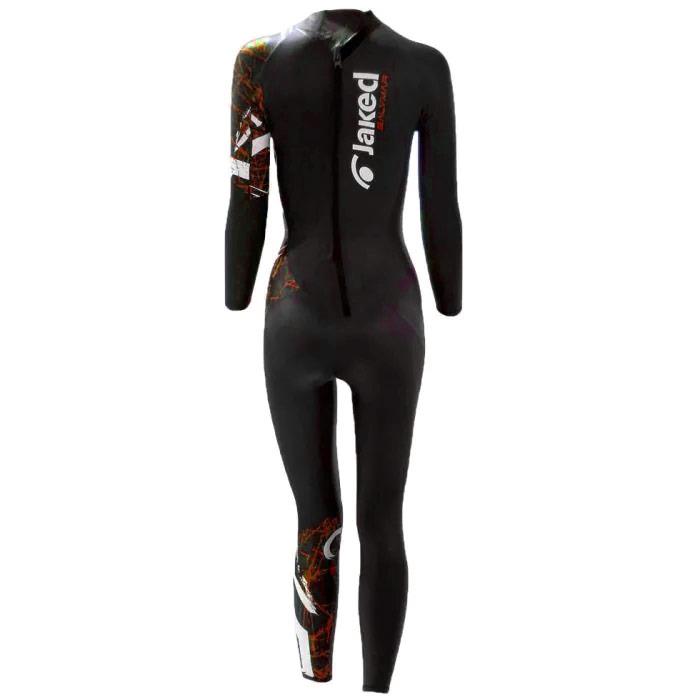 Jaked Womens FFWW Wetsuit - Black / Coral 