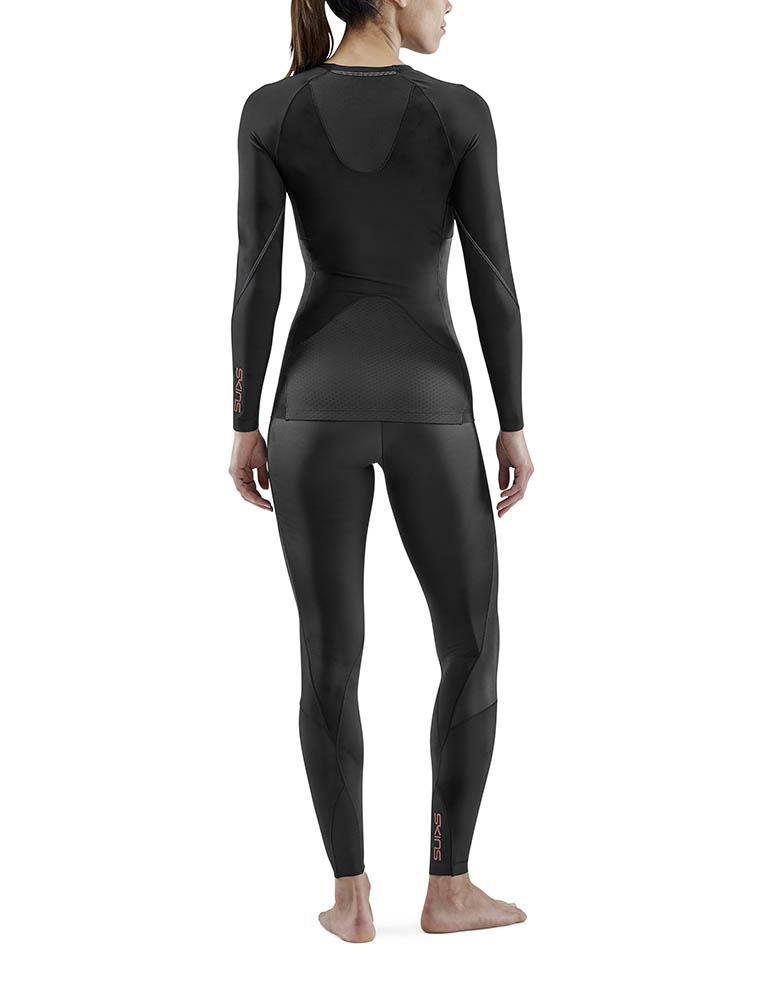 SKINS Series-5 Womens Long Sleeve Top - Black