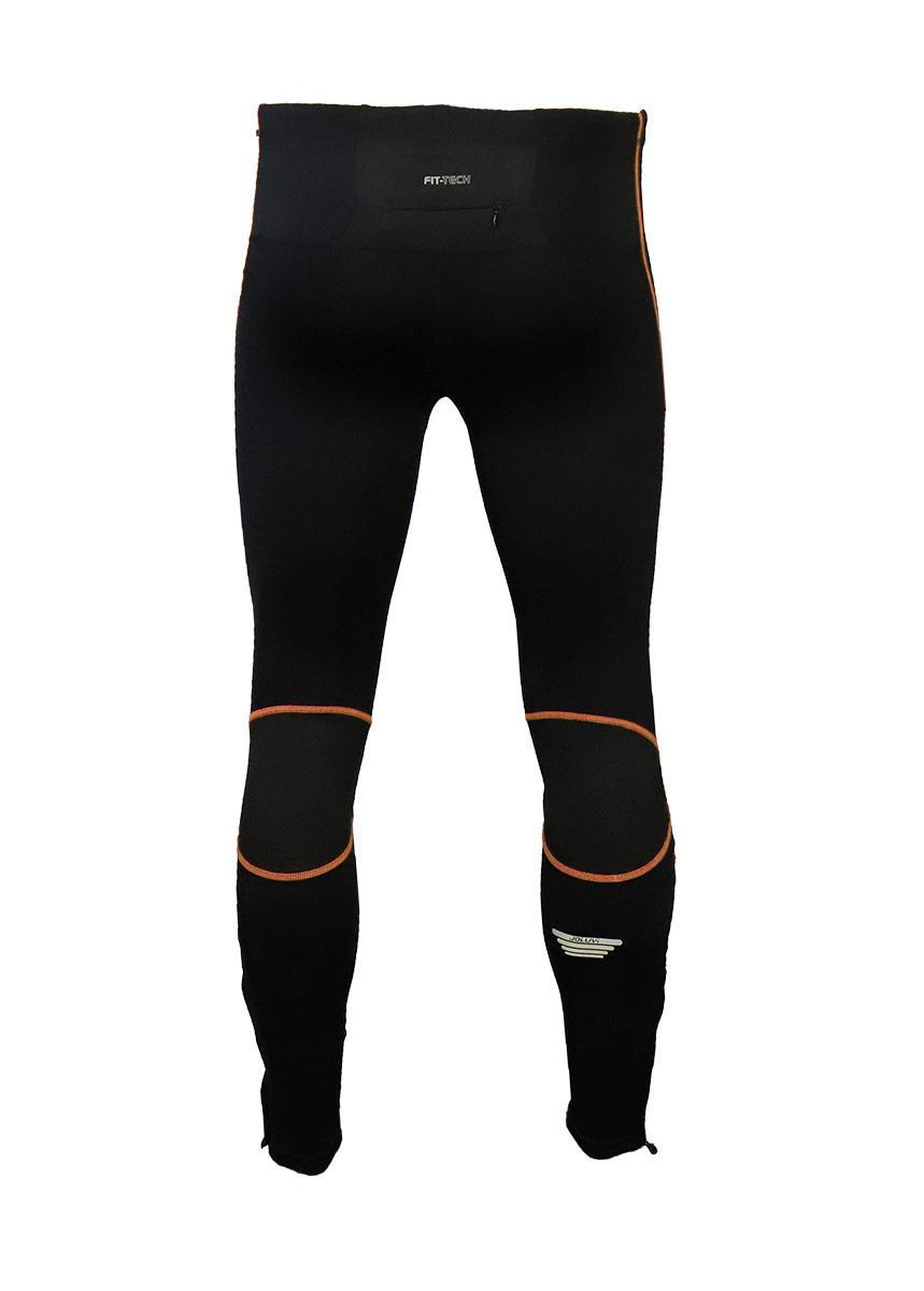 Joluvi Unisex Lyc Tights - Black/Orange