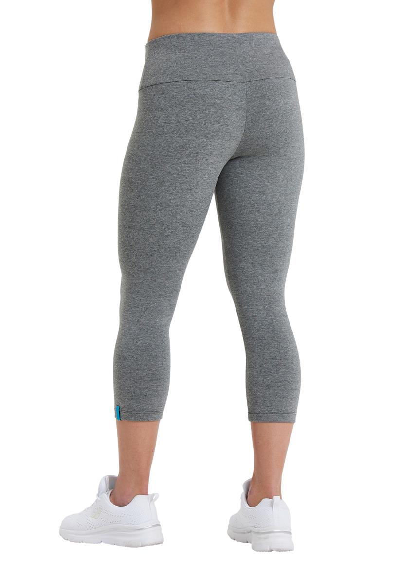 Arena Womens Tight Fit 3/4 Leggings - Dark Grey/Melange