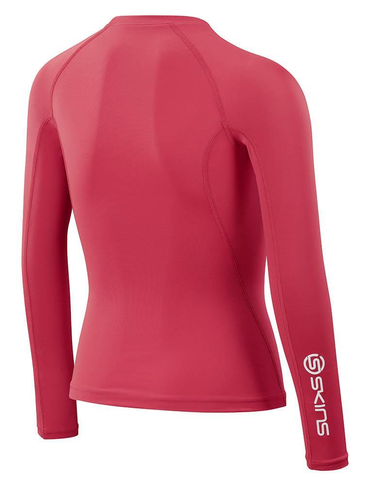 SKINS Series-1 Youth Long Sleeve Top - Red