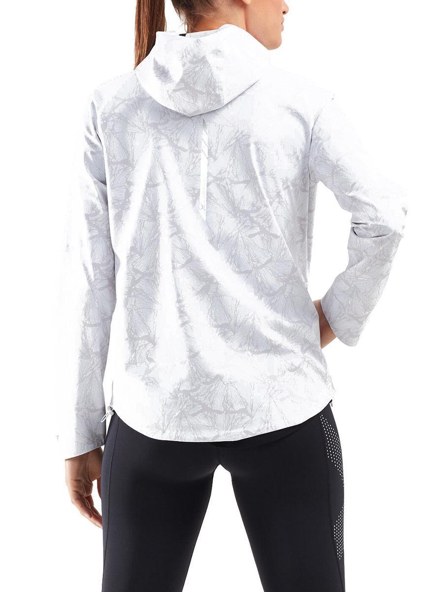 2XU Women's Ghost Jacket - Butterfly Effect White