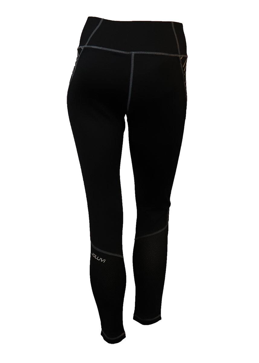 Joluvi Unisex Speed Tights - Black/White