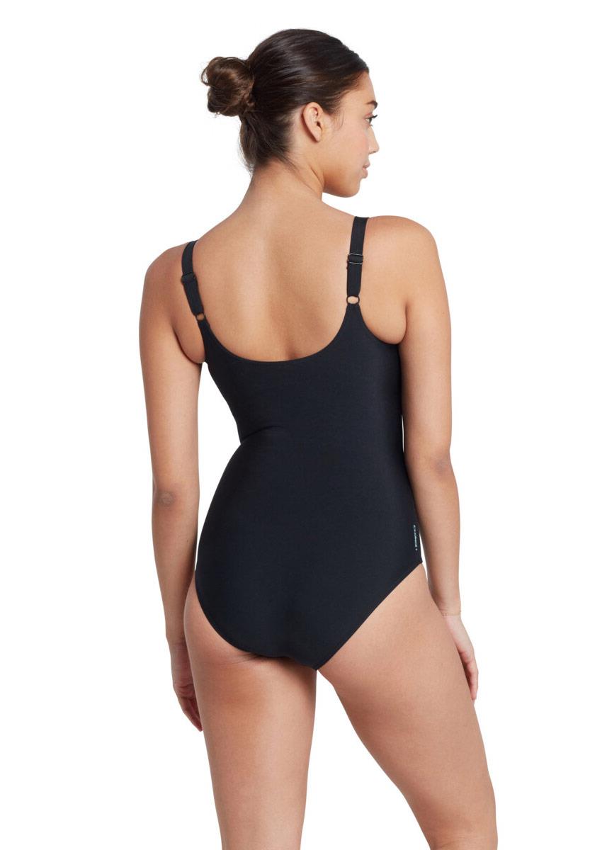 Zoggs Cassia Adjustable Scoopback Swimsuit - Front view