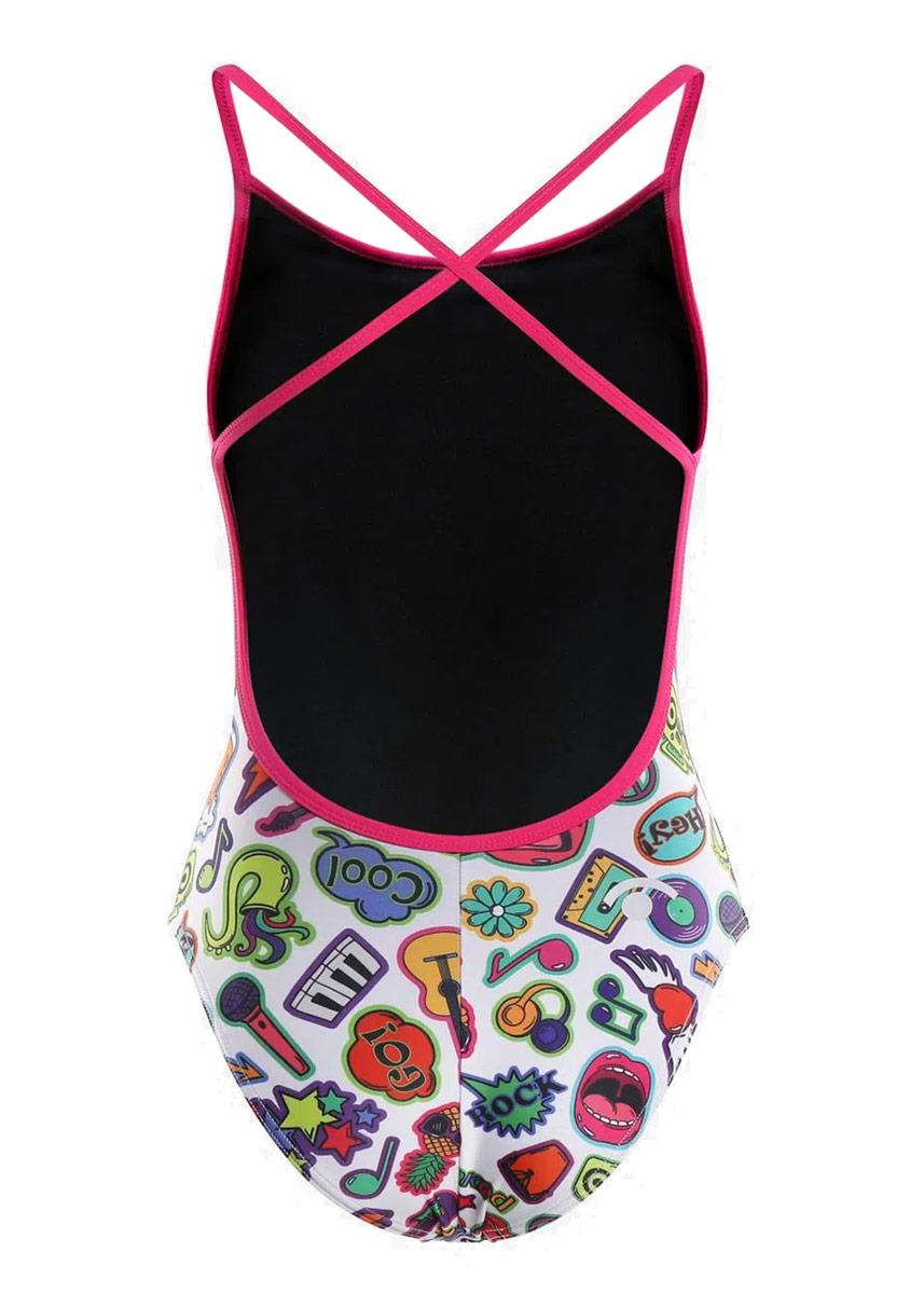 Jaked Crazy Swimsuit - White / Multi