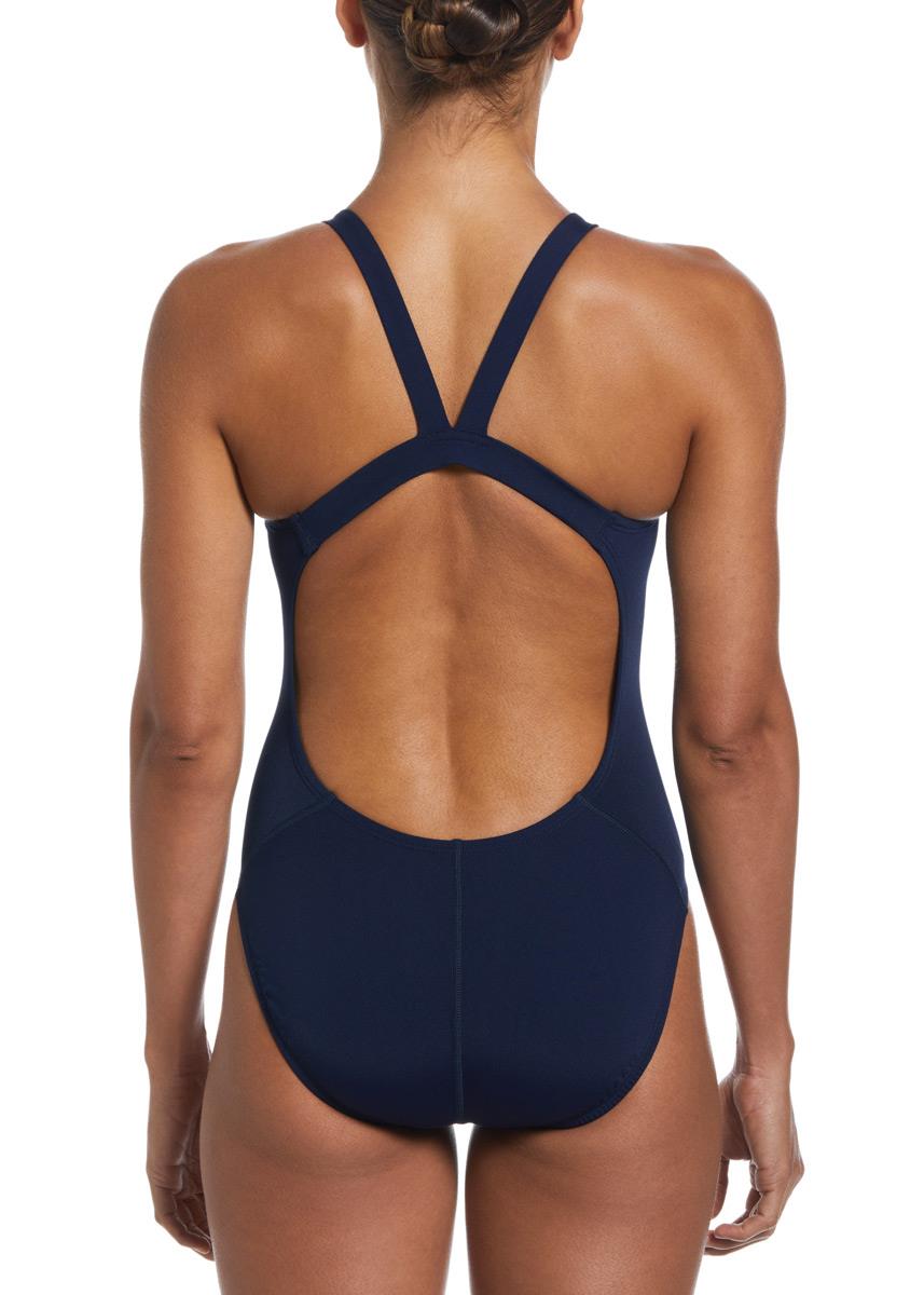Nike Hydrastrong Solid Fastback One Piece Swimsuit - Midnight Nav