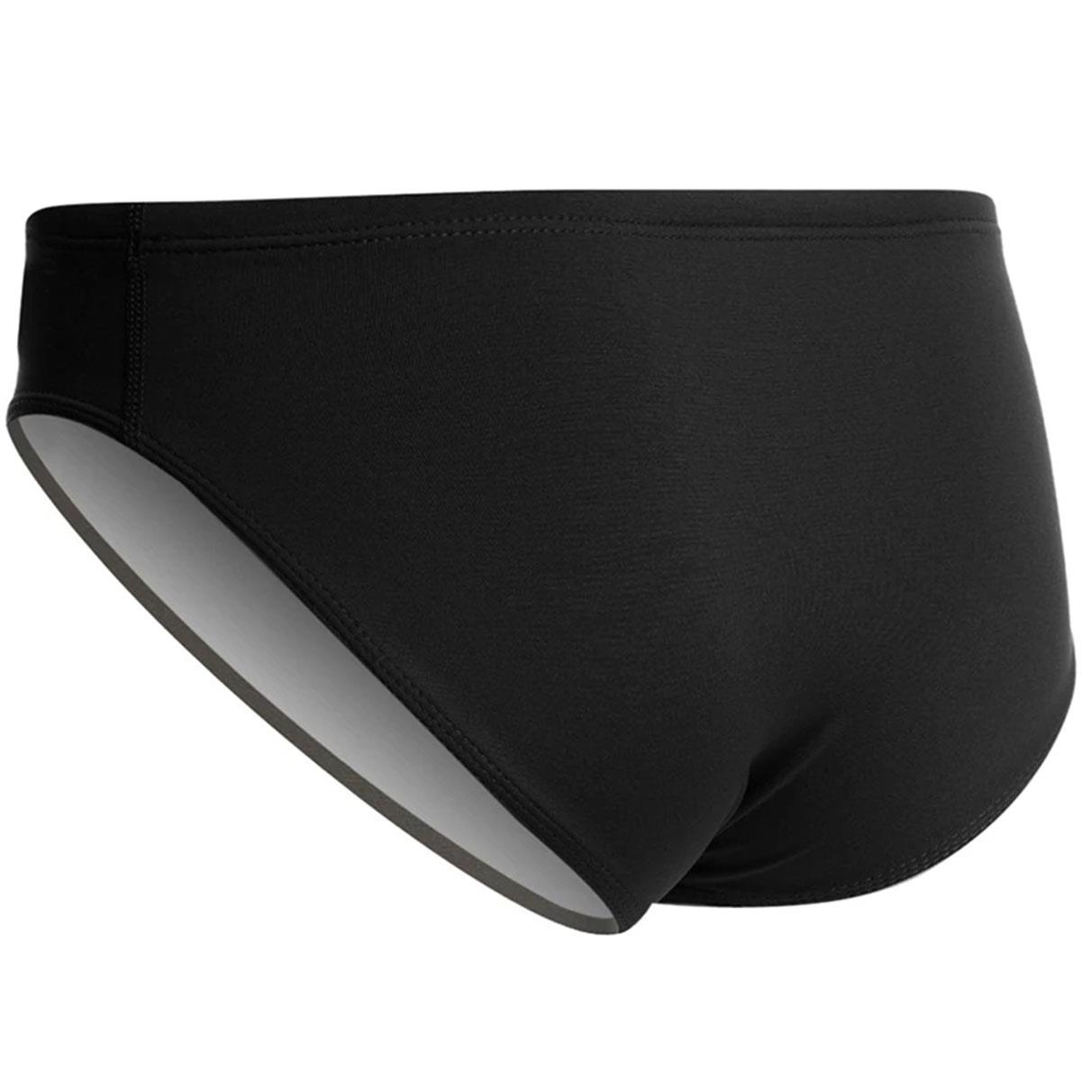 TYR Boy's Durafast Solid Racer Briefs - Black