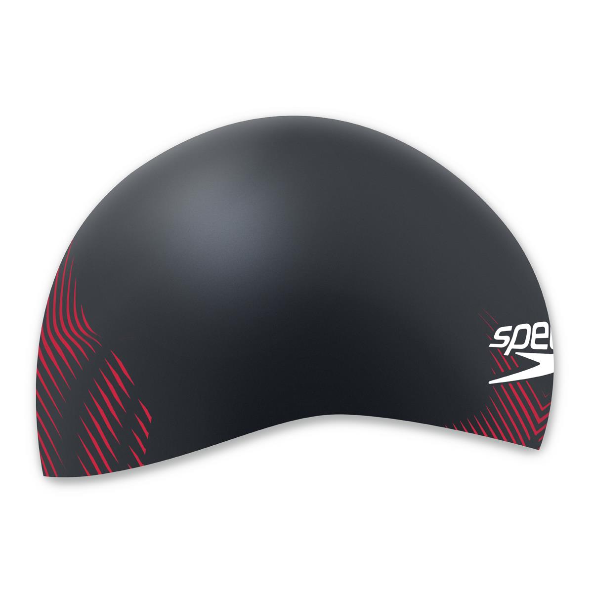 Speedo Fastskin Cap - USA Charcoal/ Phoenix Red