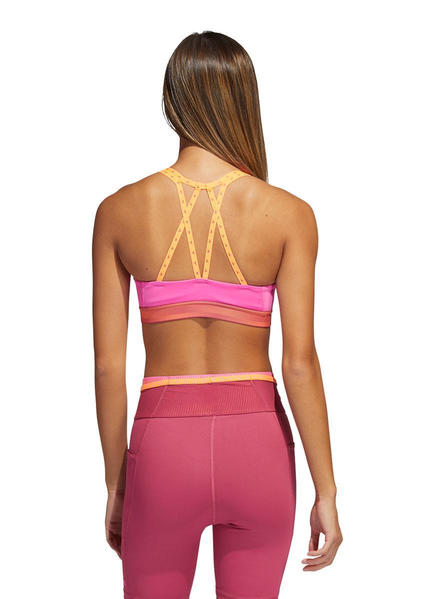 Adidas Dont Rest Branded Bra - Screaming Pink