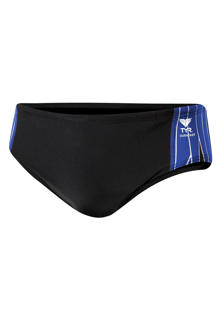 TYR Phoenix Splice Racer Briefs - Black/ Blue