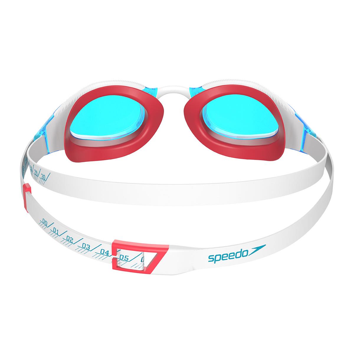Speedo Fastskin Hyper Elite Goggles - Blue / White / Red