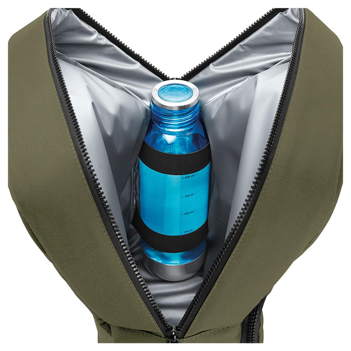 BagBase Recycled Cooler Backpack - Military Green