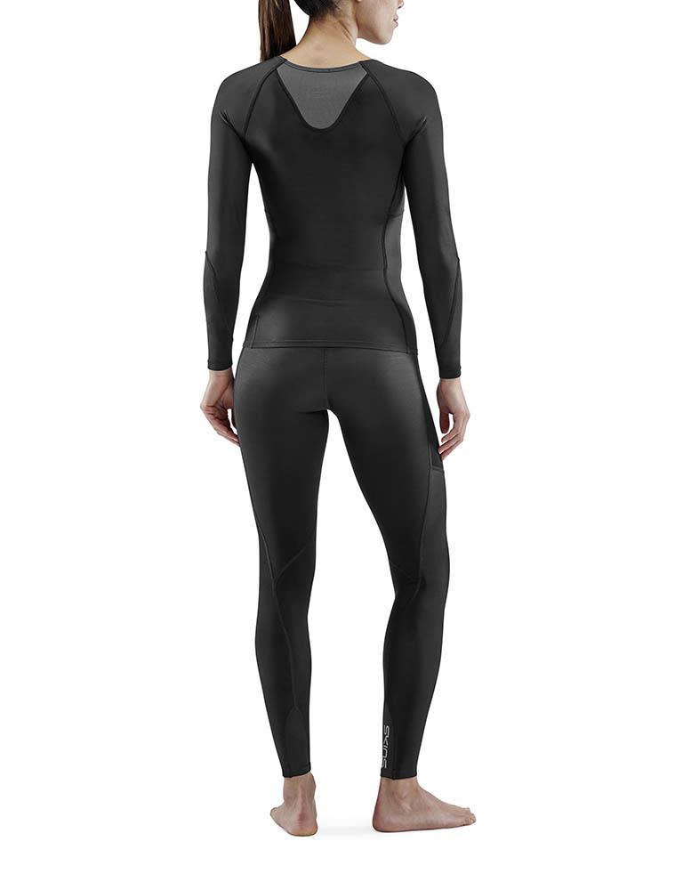 SKINS Series-3 Womens Long Sleeve Top - Black