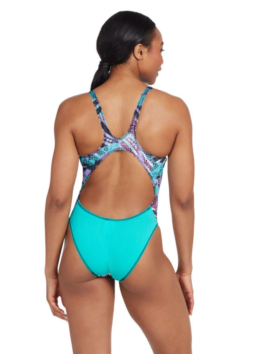 Zoggs Master back Swimsuit - Breakaway Print